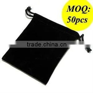 Black Velvet Cufflink Bag thumbnail-1