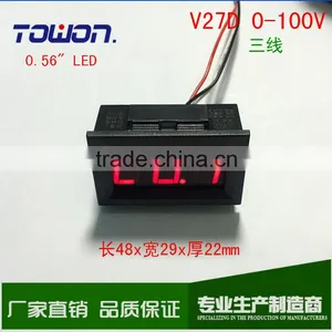 LED Red 2.5-30V Blue 3-30V Green 2.7-30V Digital Voltmeter Voltage Panel Meter for Motorcycle Car,auto Etc thumbnail-2