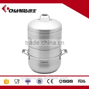 2016 Chuangsheng New Arrival Chinese Steamer Pot& High Quality 4 Layers Stainless Steel Steamer thumbnail-1