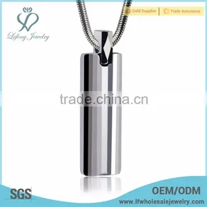 High Quality Custom Shinny Tungsten Carbide Pendant Necklace thumbnail-1