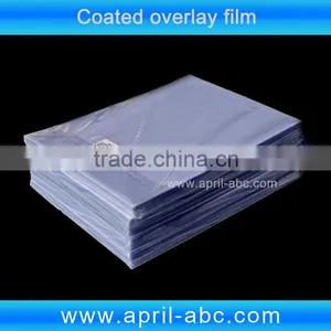 Pvc Coated Overlay Film Card Material A4 *0.08mm Size thumbnail-1