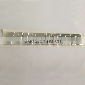 High Quality ABS 3D Car Chrome Letters thumbnail-4