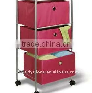 3 Tier Removable Non-woven Fabric Drawer Shelf thumbnail-1