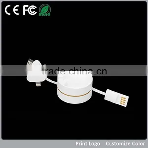 Cheap Logo Branding Marketing Gifts 3in1 Retractable Usb Cable SGB-SJX-001 Special Novel Gift thumbnail-3