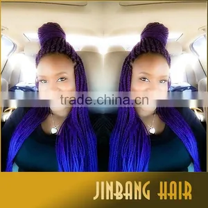 Hot Wholesale 100g 24inch High Temperature Synthetic Hair Premium Ombre Jumbo Braid thumbnail-5
