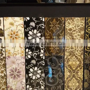 India Good Sell Golden Decor 300*600MM thumbnail-1