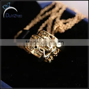 2015 Fashion New Round Gold Ring Pendant Designs thumbnail-1