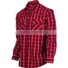 Slight Yellow & Dark Blue Plaid Flannel Shirts/Fashionable Mens Flannel Shirts Check Cotton Flannel Shirt 2013/flannel Shirts fo thumbnail-1