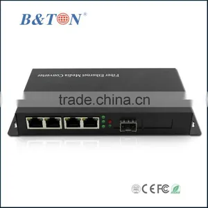 1000M 4 RJ45 and 1 SFP Fiber Switch thumbnail-1