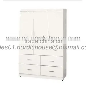 Wardrobe With Drawers and Doors, Matt Paint, 4 or 5 Doors Wardrobe, Paint Wardrobe thumbnail-1