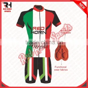 Men's Cycling Uniform With USA Flag Design thumbnail-4