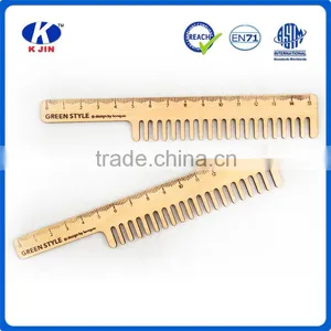 High Quality Wooden Shaped Straight Ruler Drawing Stencil Ruler for Kids thumbnail-3