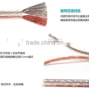 Hot Sale PVC Transparent Flat Parallel Speaker Cable, Electrical Wire thumbnail-2