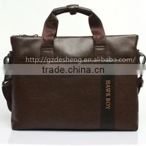 Fashion Trendy Mens Leather Messenger Bag thumbnail-1