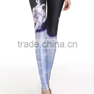 Digital Print Spandex Fabric Leggings for Women thumbnail-1