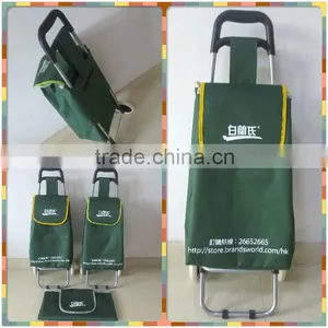 Shopping Trolley Bag,600D Polyester Folding Shopping Trolley Bag thumbnail-1