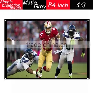 Hot Selling Simpl Matte Grey 84 Inch Projection Screen Fabric thumbnail-1