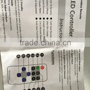 New Products Mini RF LED Remote Controller Wireless For RGB 5050/3528 SMD LED Lights Strip thumbnail-4