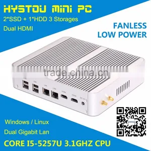Smart HTPC i5 Micropc Windows 10 With Intel Core i5 -5257u 2.7G Computer Mini Intel HD 6100 Support HD 4K Wifi HDMI thumbnail-1