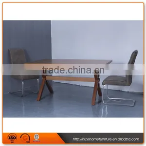 Good Price Solid Wood 4 Seater Dining Table Wood thumbnail-3