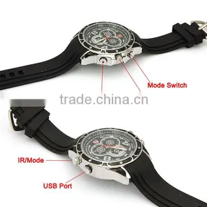 Waterproof 32GB 1080P High Definition IR Spy Night Vision Camera Watch thumbnail-5