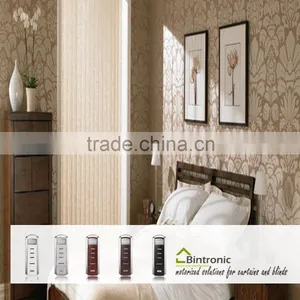 Bintronic Taiwan Decoration Home Persianas Motor Motorized Vertical Blinds With Vertical Blinds Spacer thumbnail-1