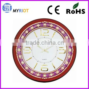 15 Inch Promotion Pretty Flower Frame Clock thumbnail-1