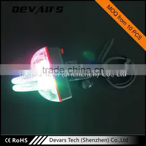 Powerful Waterproof LED Mountain Bicycle Front Light With Battery thumbnail-3