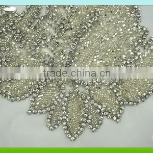 2015 Newest and Fashion Handmake Tulle Applique With Beads RC-315 thumbnail-2