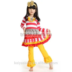 2016 Halloween Kaiya Skirt E-commerce Firm Fall Red Cotton Dress and Pant Long Sleeve Snap on Baby Clothing thumbnail-6