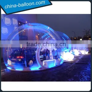 Romantic Inflatable Clear Bubble Tent With LED/Transparent Lighting Tent for Advertising Activities thumbnail-1
