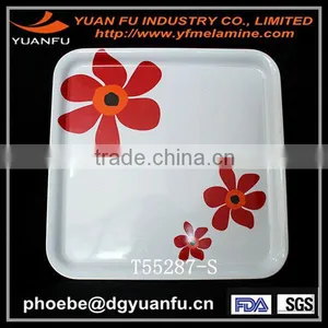 Square Clear Plastic Tray thumbnail-1