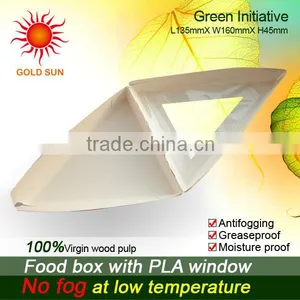 The Triangle Fast Food Packaging With The Anti-fog Windows thumbnail-2