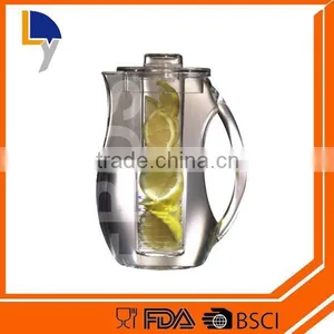 2016 New Design Products Factory Sale Clear Fruit Plastic Infusion Pitcher With Lid thumbnail-1