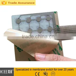 Professional OEM Design Custom High Quality 4x4 Array 16 Keys Matrix Embossed Buttons Metal Dome Membrane Numeric Switch Keypad thumbnail-4