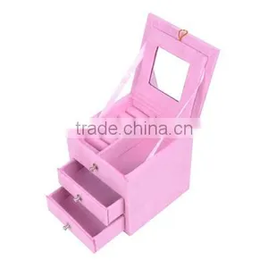 High Quality Faux Suede Factory Price Custom Ring Box thumbnail-6