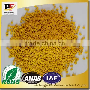 Natural Color, Shinny Yellow MASTERBATCH, High Covering, Disperse Evenly, Competitive Price thumbnail-1