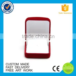 Custom Logo Red Velvet Pin Box thumbnail-1