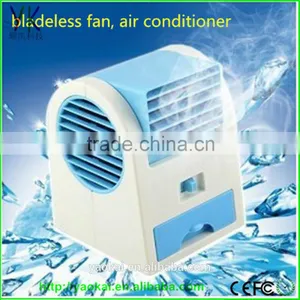 2016 NEW Hot Portable USB Mini Small Fan Cooling Desktop USB Battery Two Way Power Air Conditioner Bladeless Fan thumbnail-3