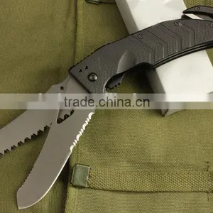 OEM 5Cr13 Stainless Steel Titanium Coating Blade Folding Knife thumbnail-1