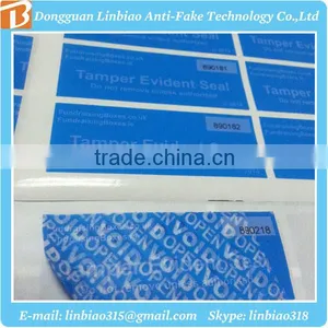 Design Warranty VOID Hologram Sticker Label With Quality--assured in DongGuan thumbnail-1