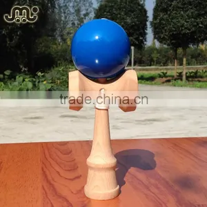 Deluxe Solid Deep Sea Blue Kendama thumbnail-1