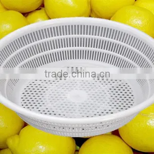 Taizhou Wholesale 100% New PP Stacking Multi Bins Vegatable Wash Kitchen Plastic Storage Basket thumbnail-6