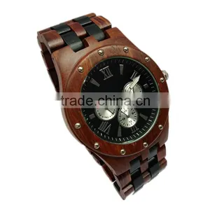 2016 Fashion Luxury Quartz Wooden Watches for Mens Wrist Watches thumbnail-6