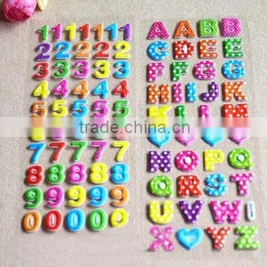Self Adhesive Number Puffy Foam Letter Stickers thumbnail-1