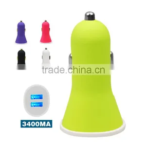 3.4A Dual USB Car Charger For Apple,iphone 6 thumbnail-1