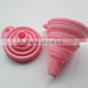 Collapsible Silicone Oil Funnel Liquid Funnel thumbnail-1