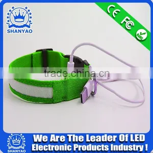 2016 USB Led Flashing Dog Collar For Christmas Promotion and Roadway Safety thumbnail-4