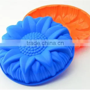 Sunflower Shaped Cake Decorating Tools Silicone Cheese Pan ,cake Pan ,soap Mold thumbnail-1
