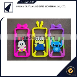 2015 New Design Cute 3D Rubber Cartoon Silica Phone Case Cover thumbnail-4